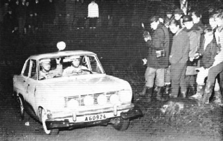 Hakan Lindberg i Per Tjerneld – Opel Kadett.